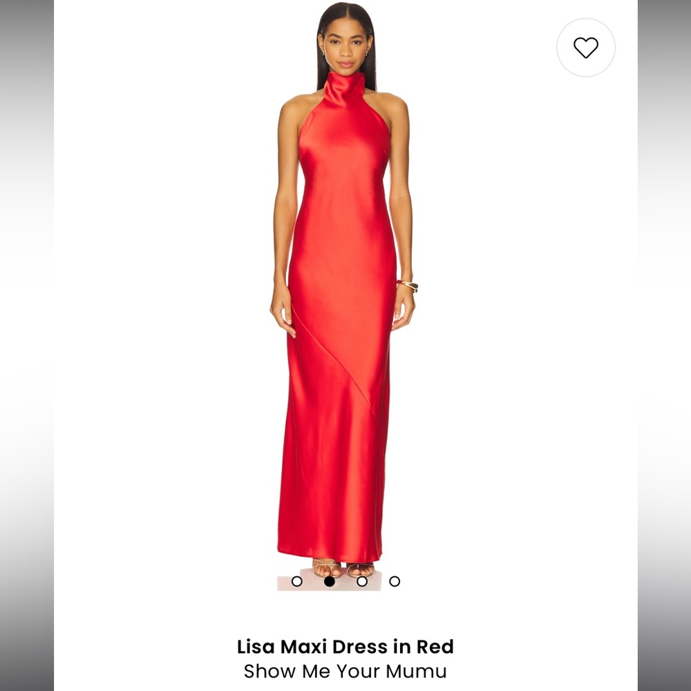 Show Me Your MuMu Lisa Maxi Dress - Vibrant Red